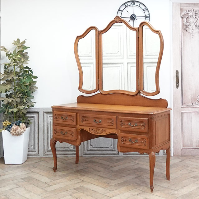 1930年頃 オーク材 フランス アンティーク・ドレッサー antique65335
