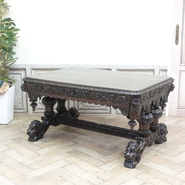 1880年頃 オーク材 フランス アンティーク・テーブル antique70138