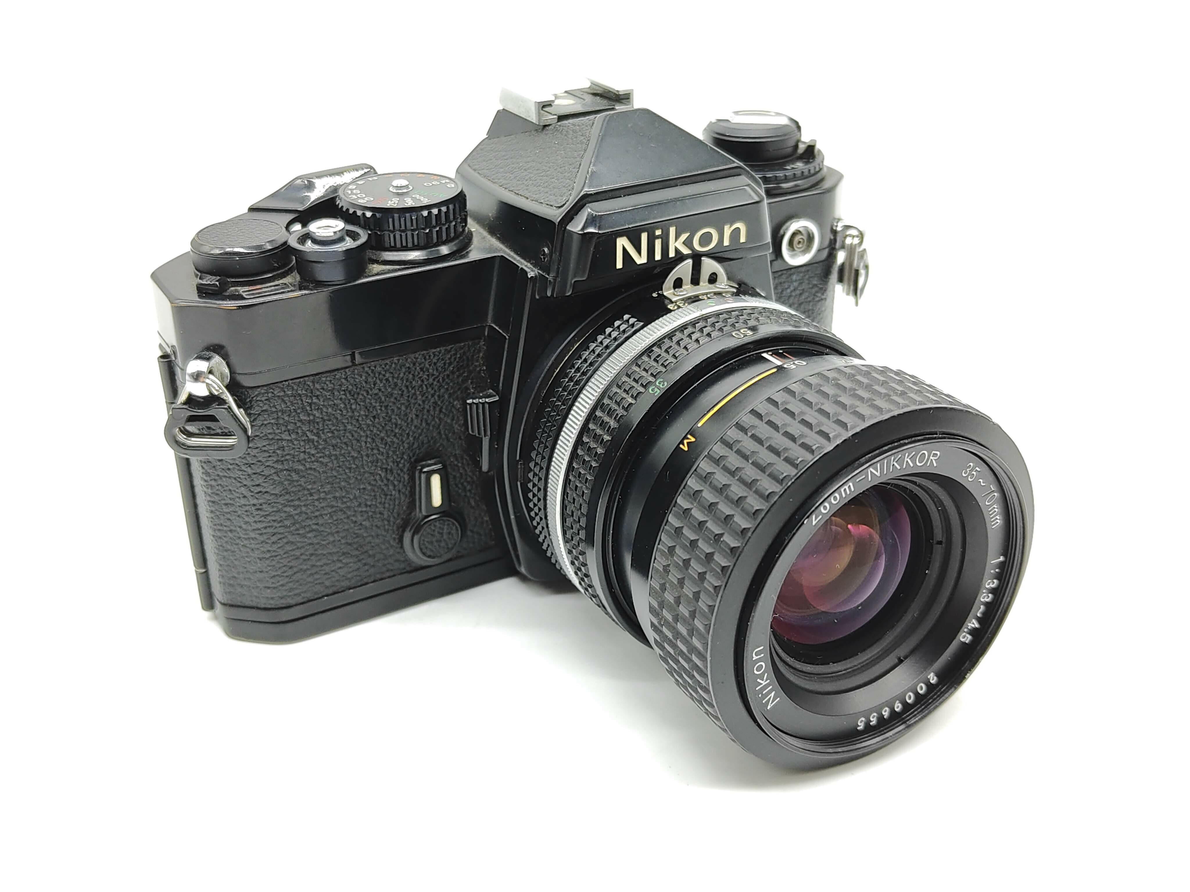 Nikon FE SLR film camera (black) | Classic Cameras AU