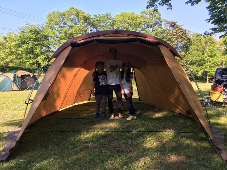 Snow Peak エントリー2ルーム エルフィールドを子供と一緒に張ってみた