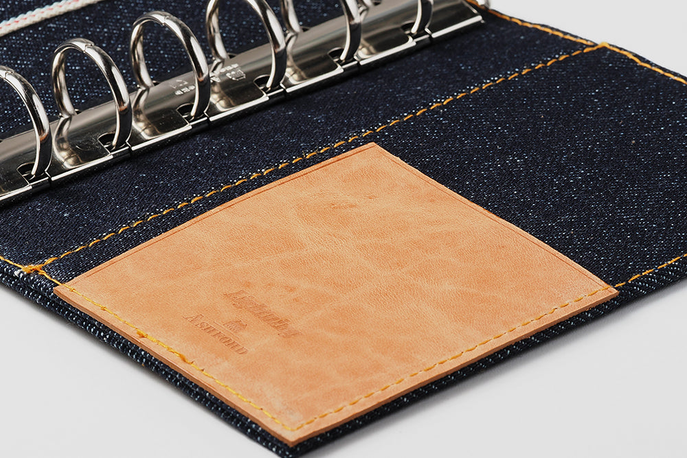 ASHFORD × Lightning セルビッジデニム システム手帳（趣味文