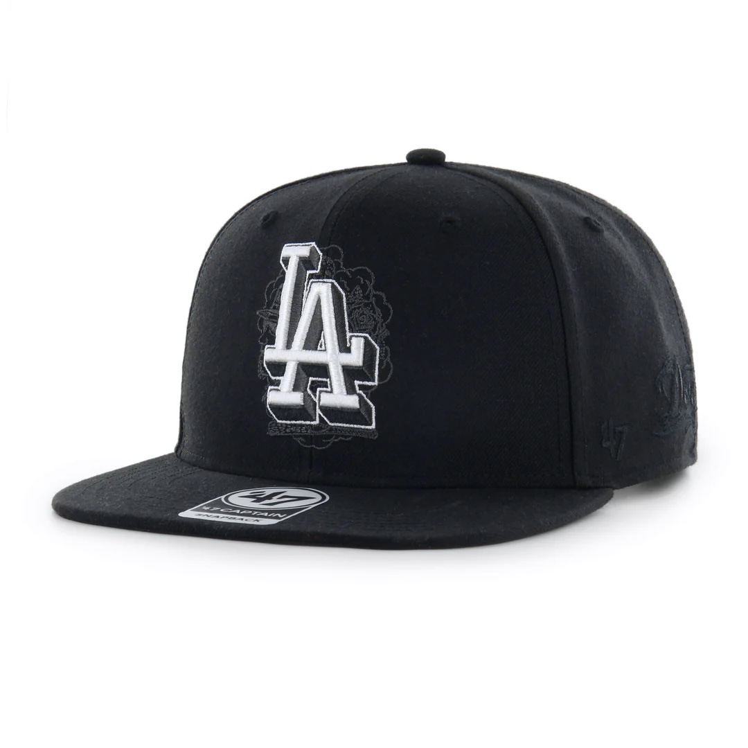 Mister Cartoon X LA DODGERS '47 CAPTAIN ブラック - CALIFORNIA LIFE