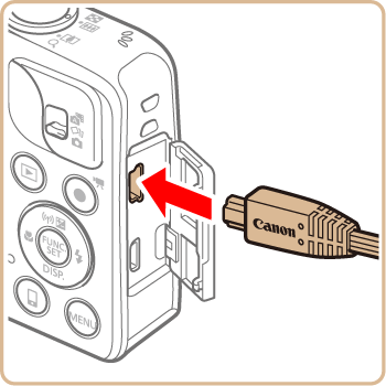 コンパクトデジタルカメラ】カメラをテレビに接続する方法（PowerShot
