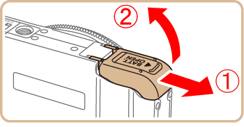 コンパクトデジタルカメラ】USBケーブルで接続してバッテリーの充電を