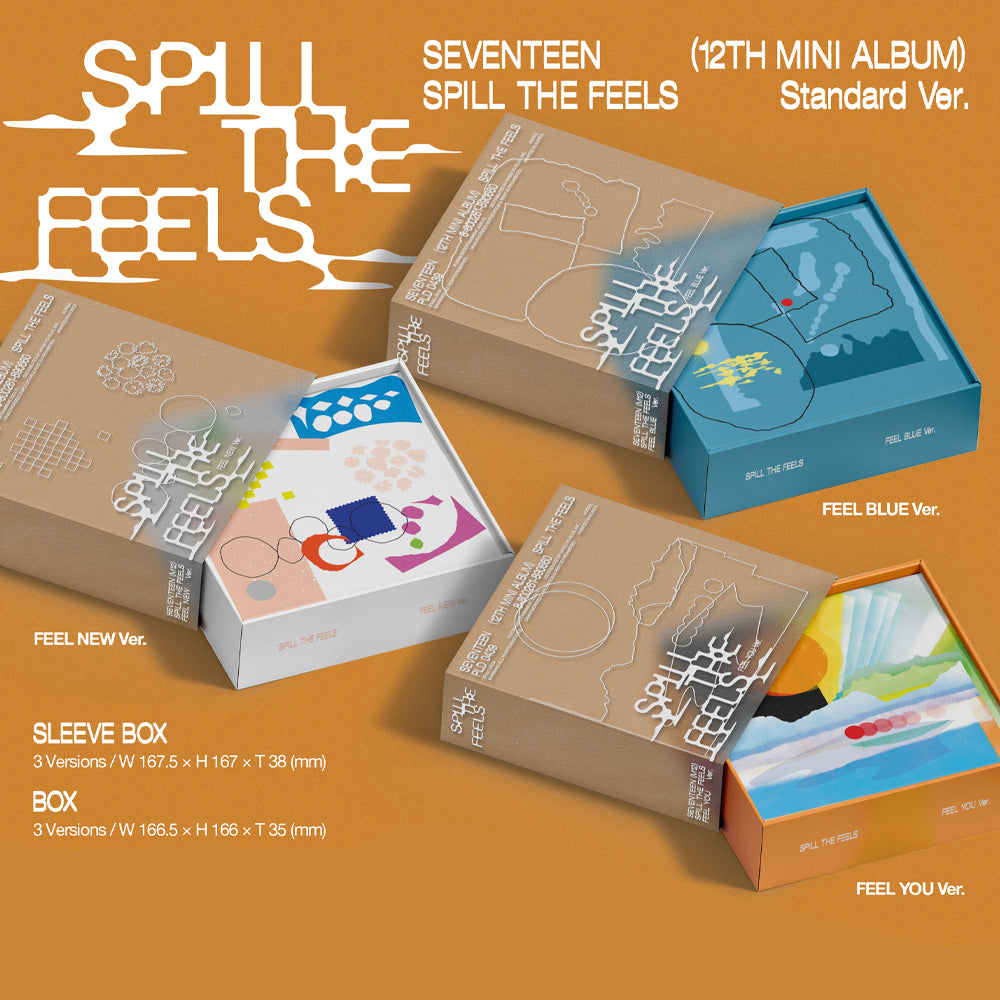 SEVENTEEN - Spill the Feels (Standard Ver.) 12th Mini Album – CNA