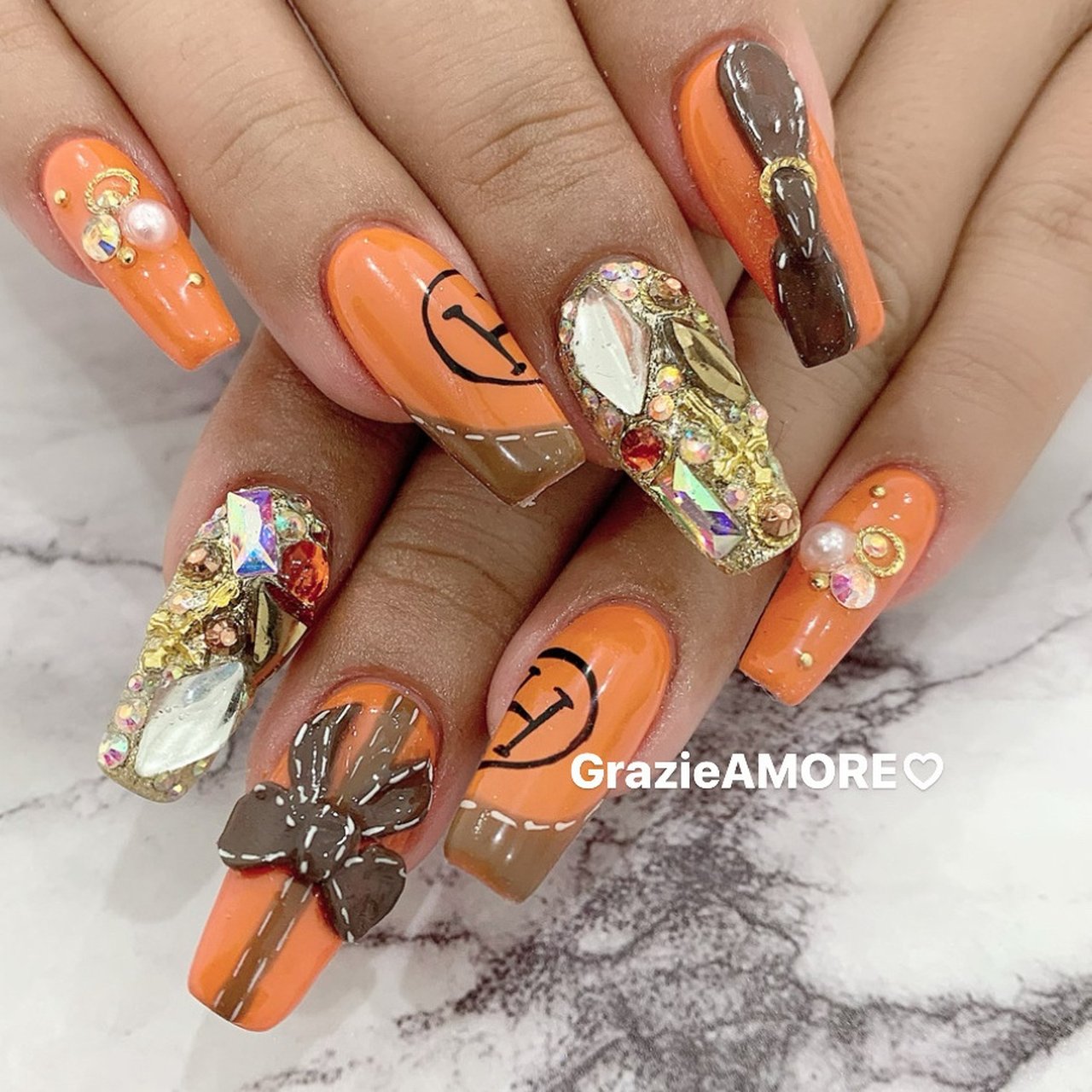 Grazie AMOREのネイルデザイン[No.6692659]｜ネイルブック