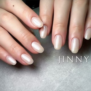 ホワイトワンカラーのネイルデザイン｜ネイルブック