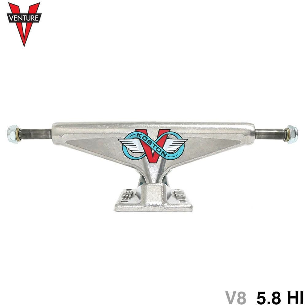 VENTURE TRUCK ベンチャー トラック V8 ERIC KOSTON 5.8 HI シルバー