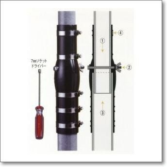 特殊商品/送料実費】SFP542 外径54mm内径47mm長さ2m 釣棹式構造の