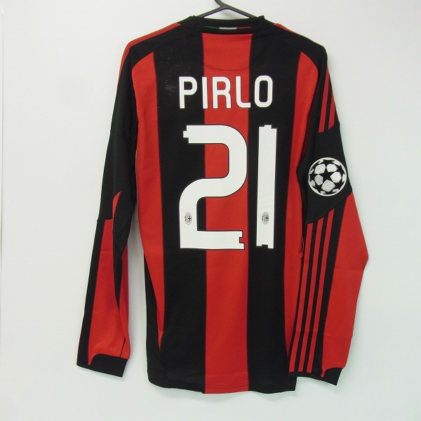 未使用】adidas/アディダス 10/11 ACミラン ホーム 長袖 UCL