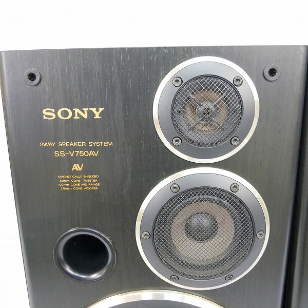 ☆SONY/ソニー SS-V750AV 3Way スピーカーシステム ペア【音出し確認済