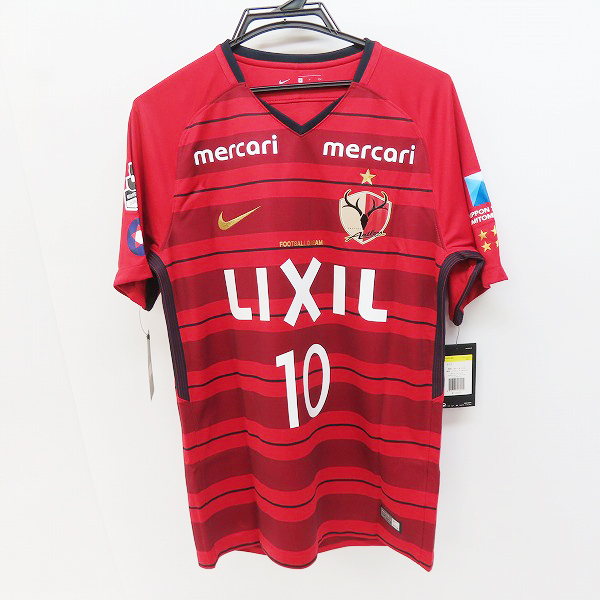 未使用】NIKE/ナイキ 鹿島アントラーズ 2018 ホーム ユニフォーム #33