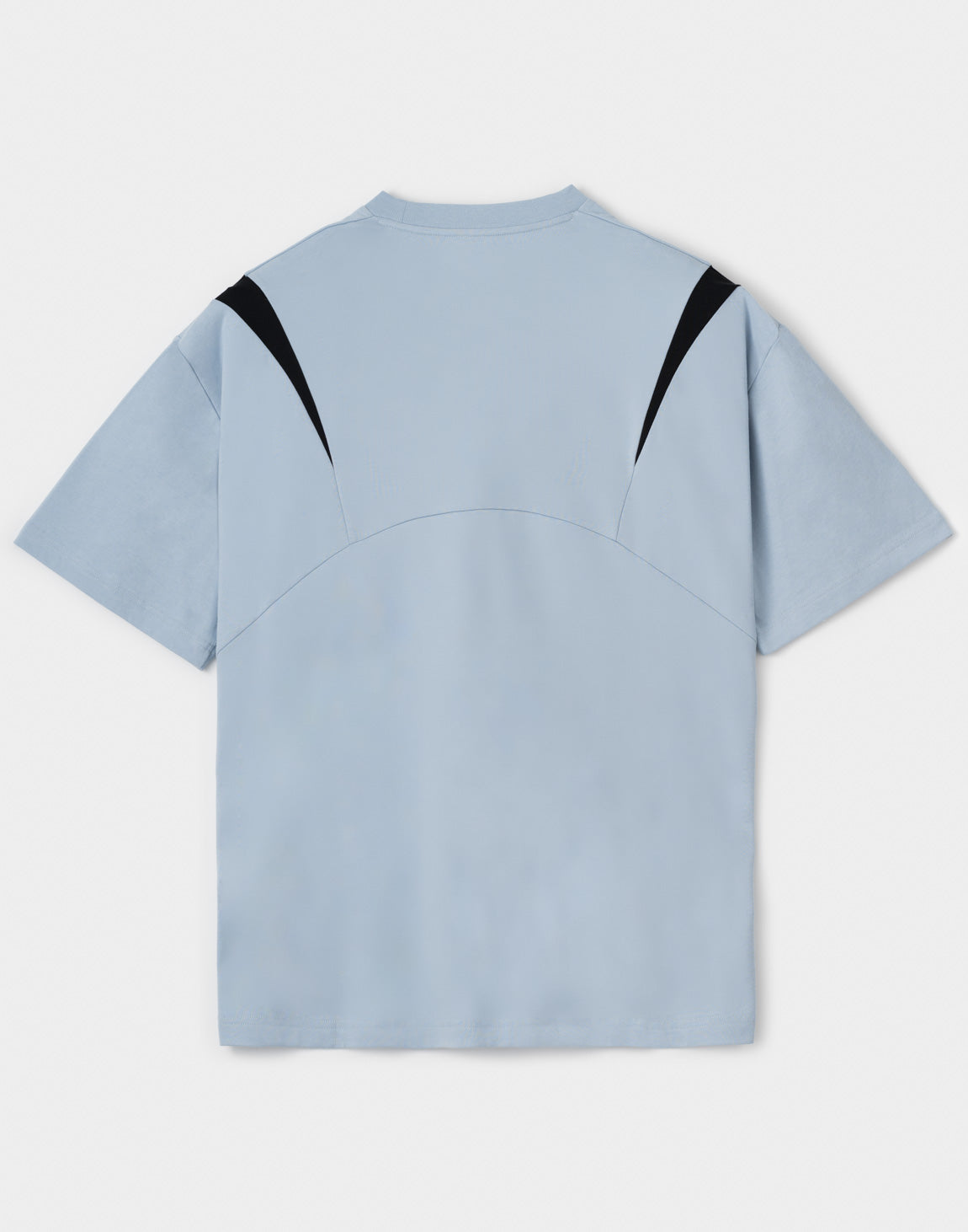 CRONOS Structured Panel over size S/S TEE【L.BLUE】