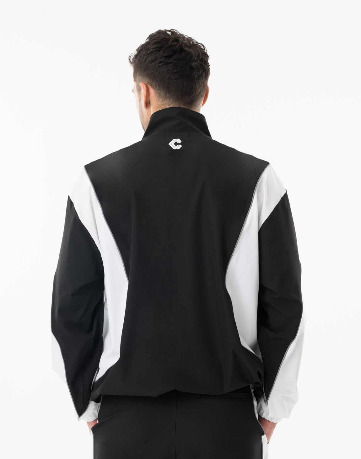 CRONOS EDGE ZIP STAND BLOUSON【BLACK×WHITE】