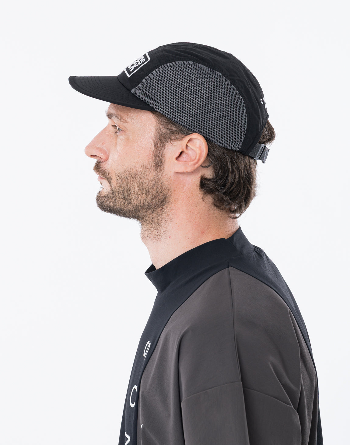 CRONOS BLACK STREAMLINE CAP【BLACK】