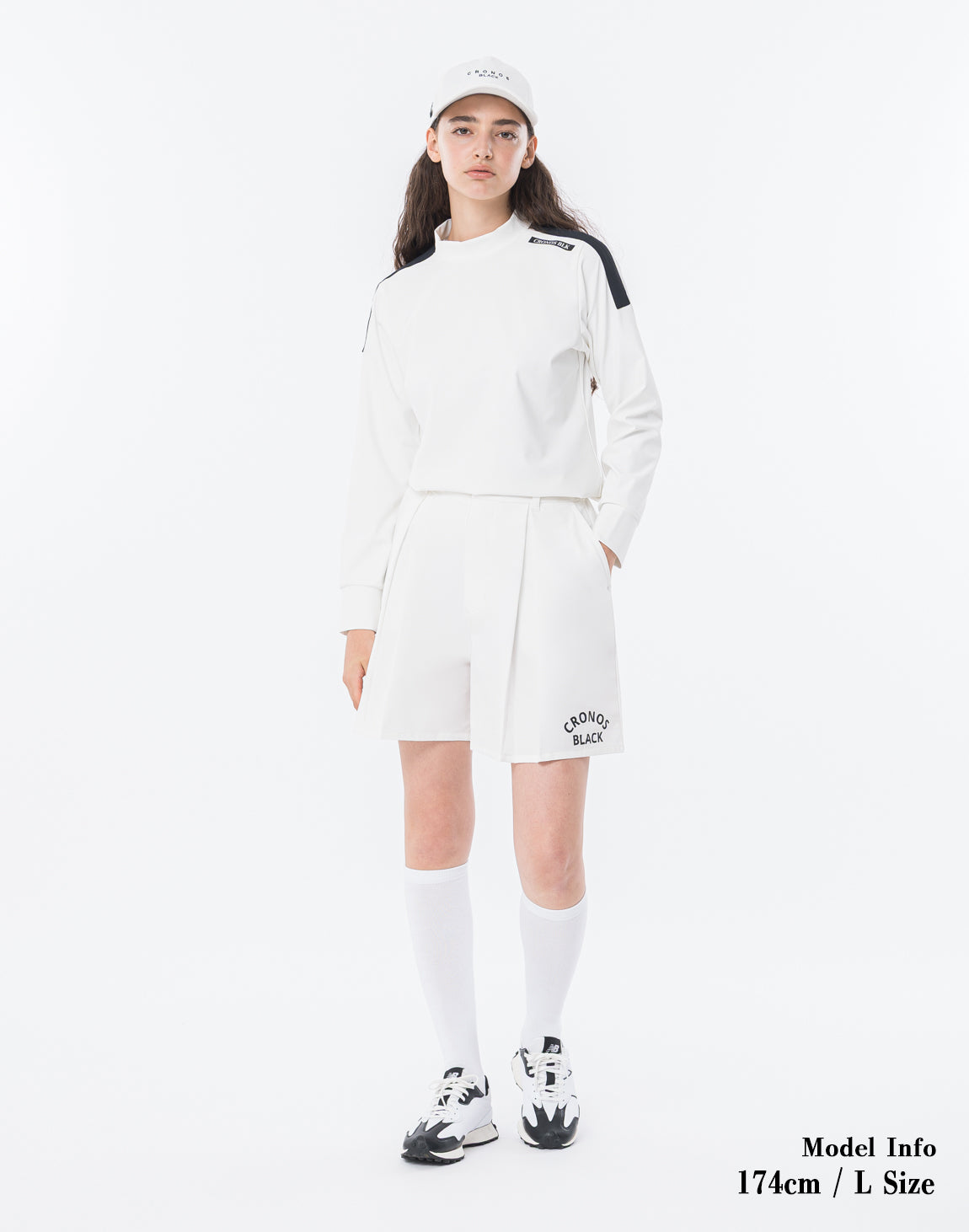 CRONOS BLACK WOMAN TECH PUNCHING Long Sleeve【WHITE】