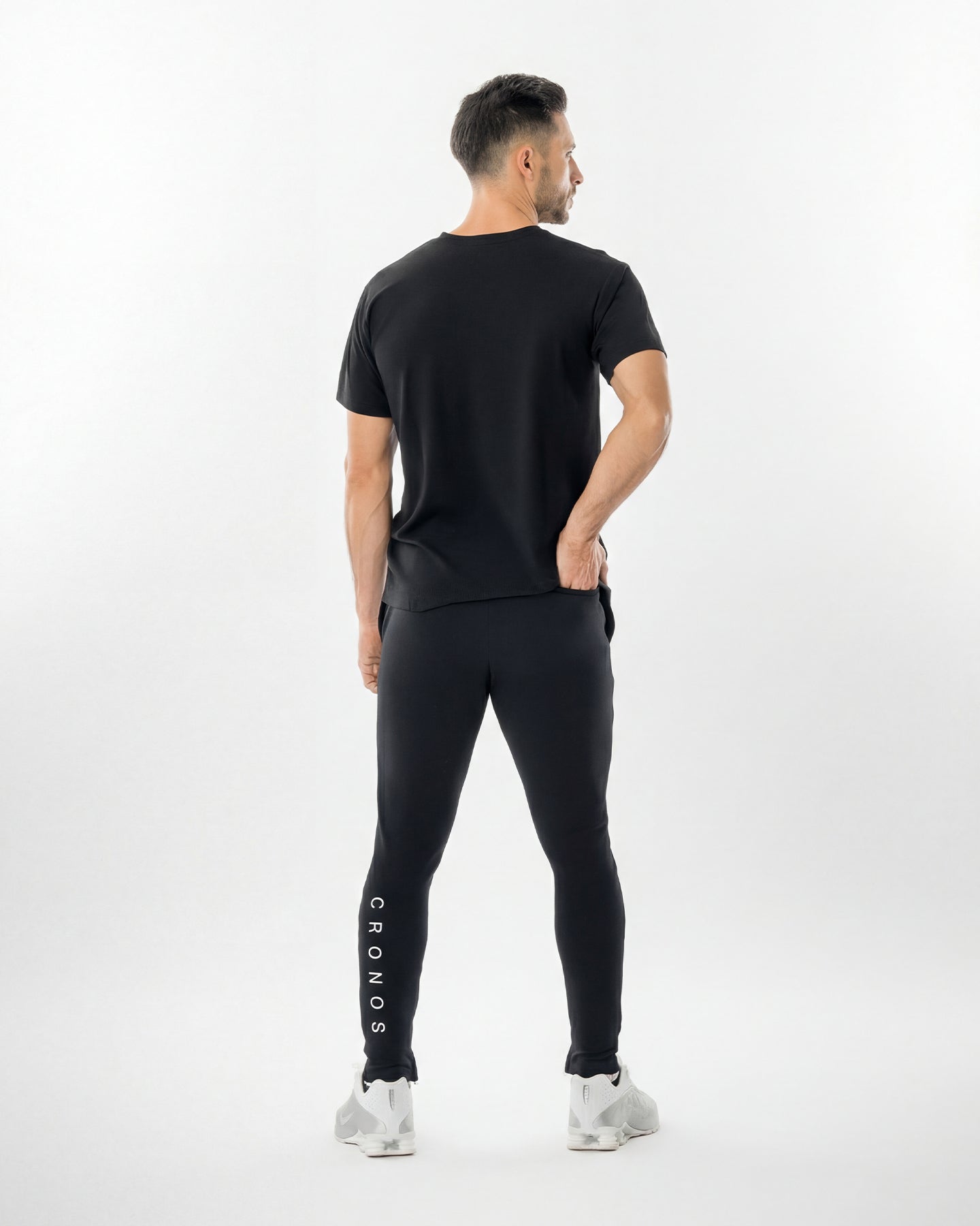 CRONOS HIGH-STRETCH SKINNY PANTS【BLACK】