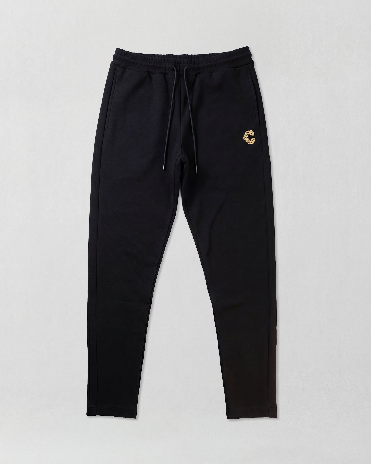CRONOS HIGH-STRETCH SKINNY PANTS【BLACK×GOLD】