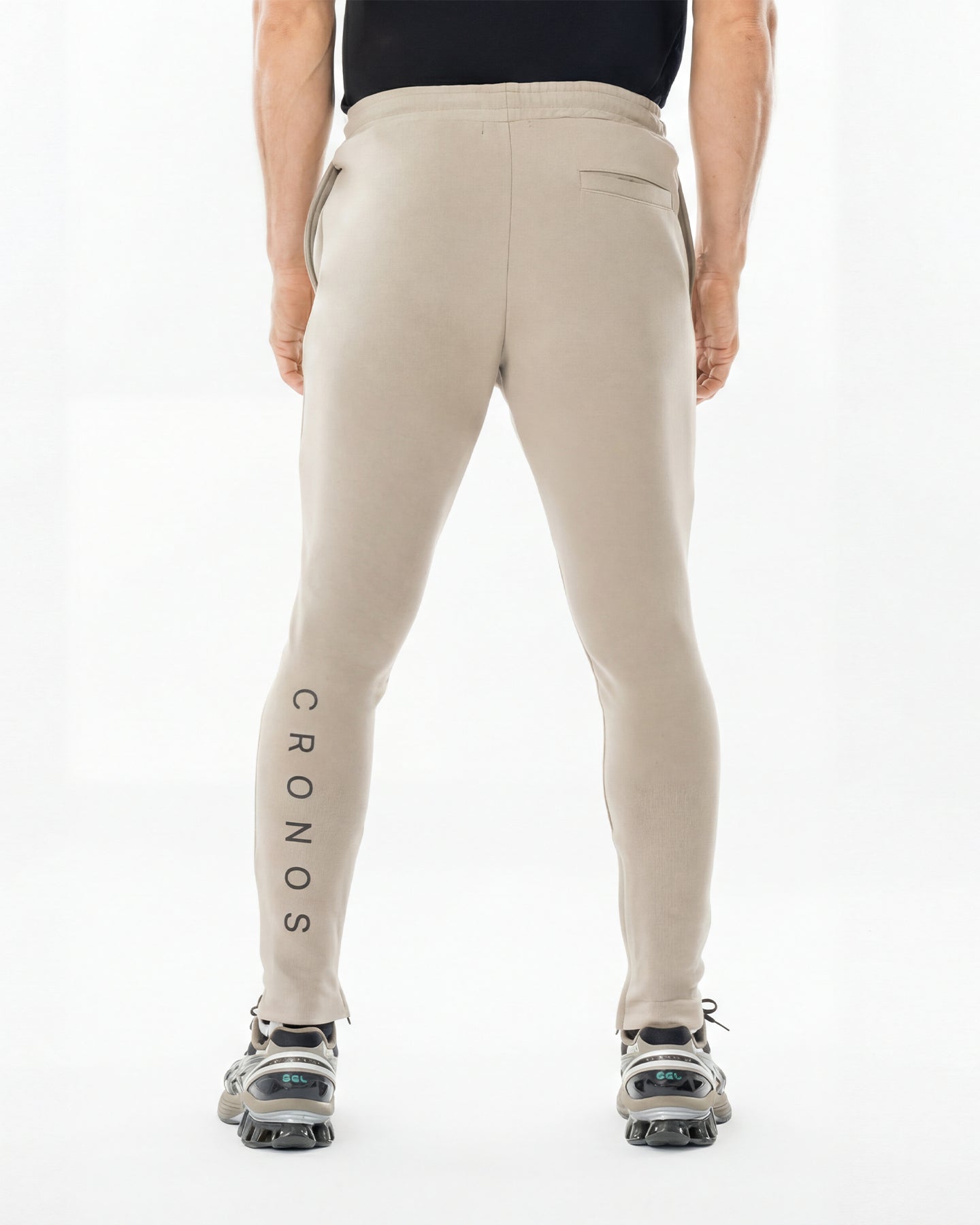 CRONOS HIGH-STRETCH SKINNY PANTS【GREIGE】