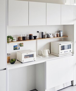 キッチンカウンター上棚 タワー ホワイト / tower | ファッション通販