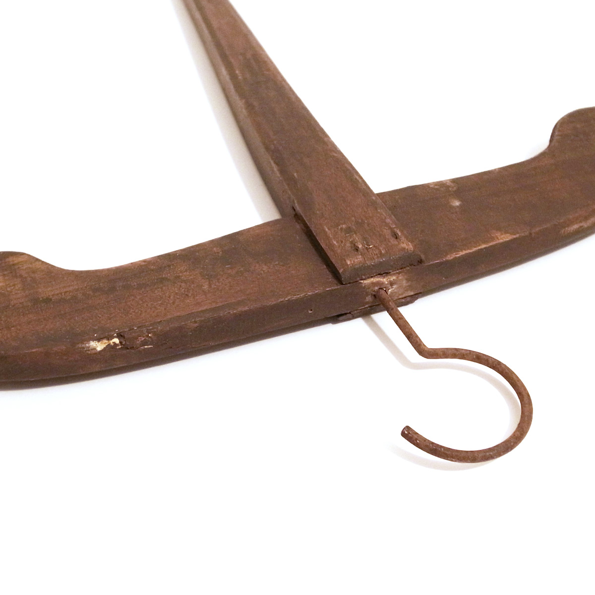 北欧 アンティーク木製クロスハンガー cross and border-アンティーク