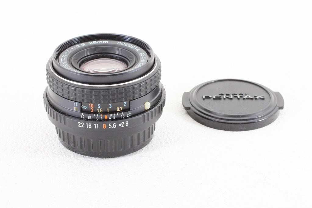 外観美品◇Pentax SMC Pentax-M 28mm F2.8 – Crew・actカメラ(ヒビノ