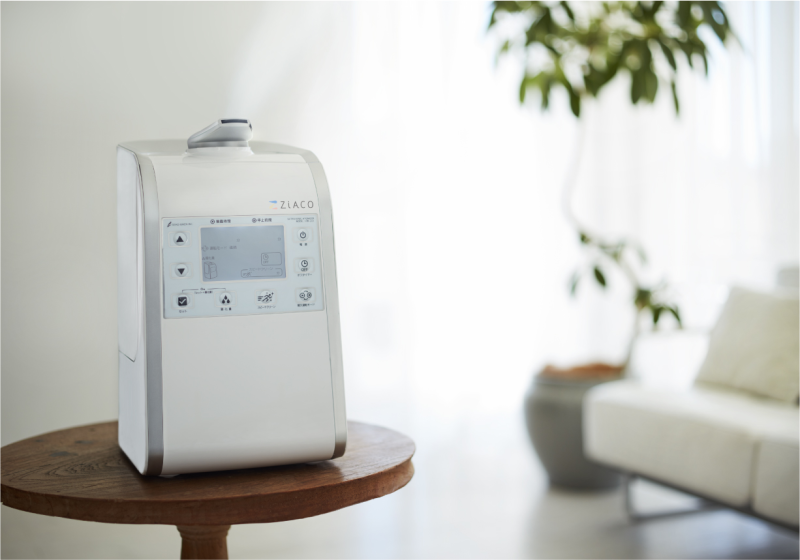 ZiACO(ジアコ) 次亜塩素酸ミストで加湿・除菌・消臭 クリクラ | 児島