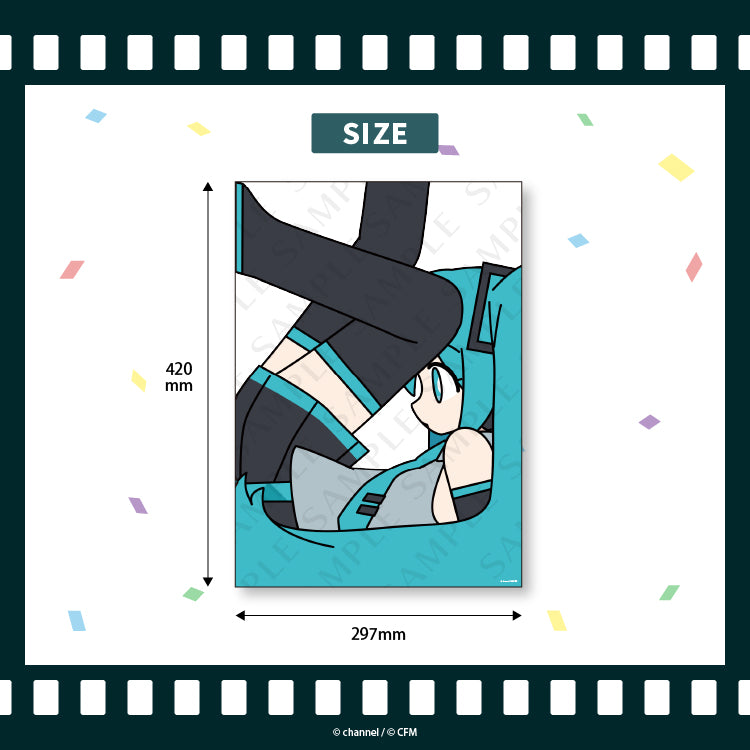 A3ポスター1【初音ミク】／channel – クレコ (Creators' Collection)
