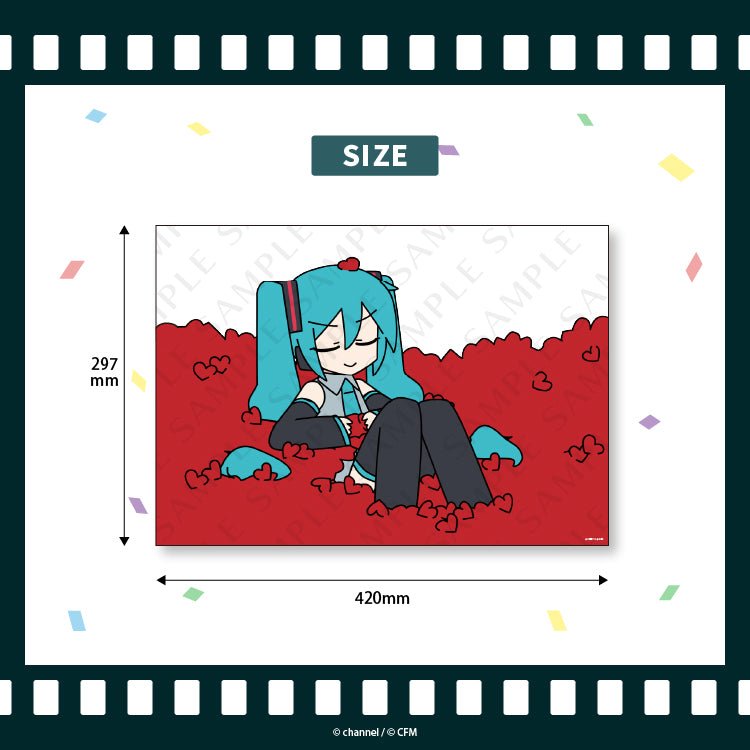 A3ポスター2【初音ミク】／channel – クレコ (Creators' Collection)