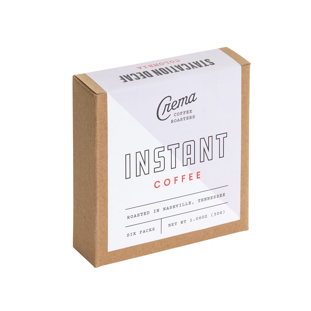 Staycation Decaf Instant Coffee – Crema Coffee Roasters