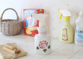 バスまわりの小物 マニー、イマン － フレンチカントリーのバラ柄