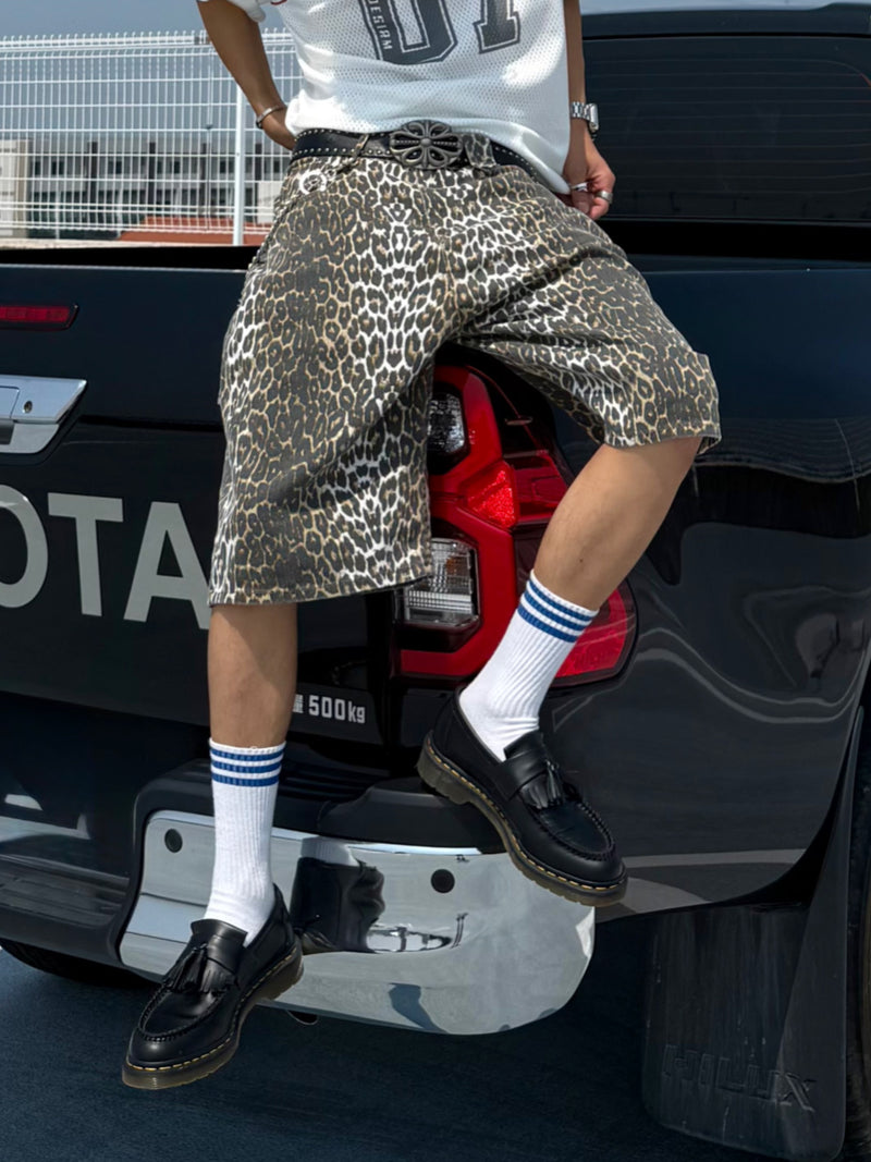 Kenshin_レオパードデニムハーフパンツ DPB73343 – CRAMMY