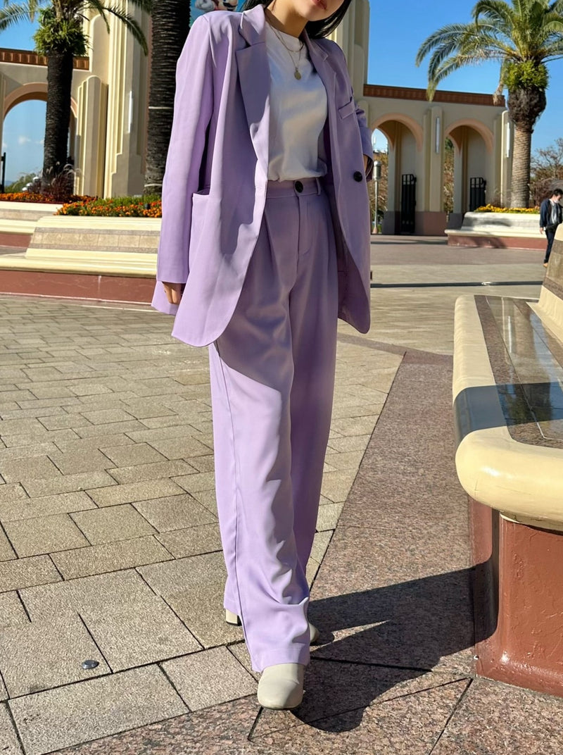 パープルジャケットセットアップ DPB47185 – CRAMMY