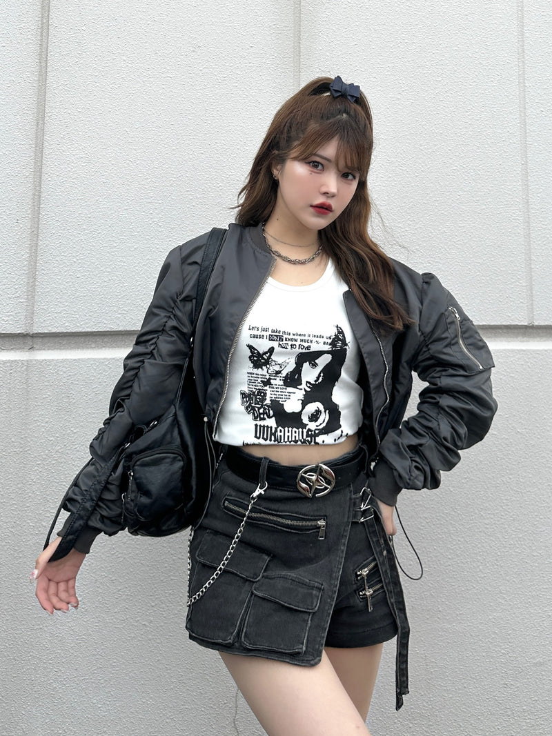 ZIPデニムショートパンツ DPB39129 – CRAMMY