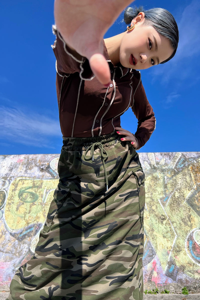 カモフラージュスカート DPA89060 – CRAMMY