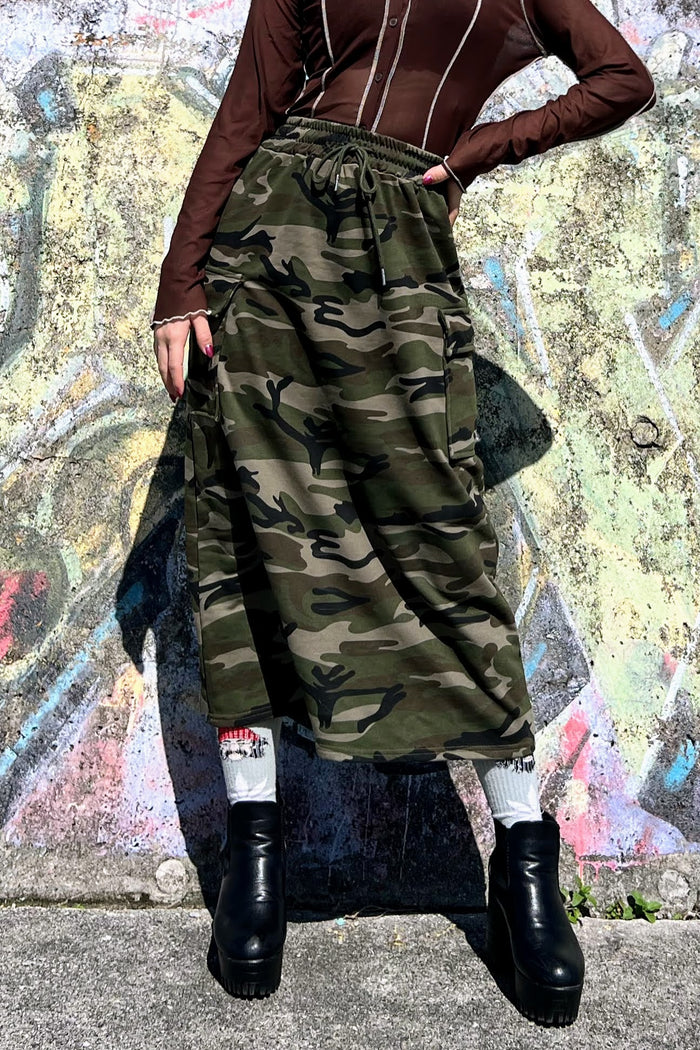 カモフラージュスカート DPA89060 – CRAMMY
