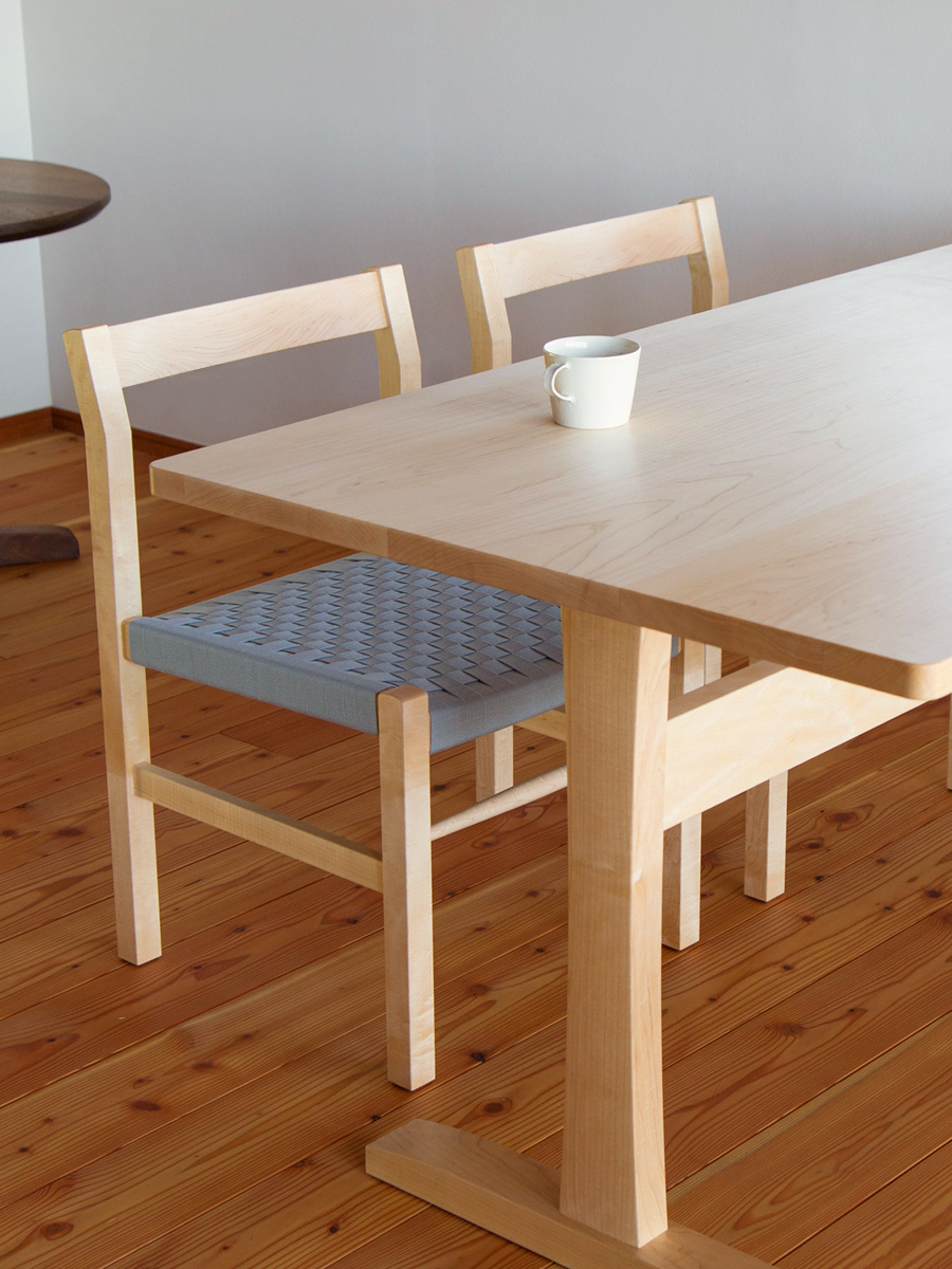 ハードメープルのダイニングテーブル5273・T-229 家具工房クラポ