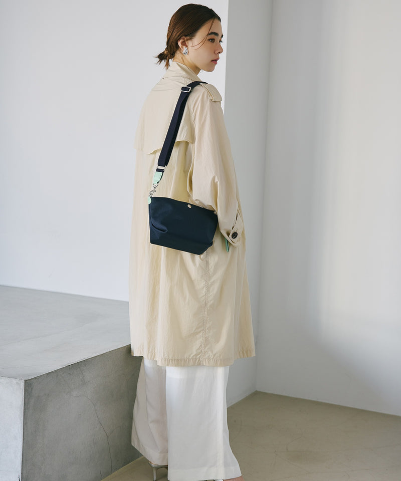 Aerial エアリアル ナイロン カラーストラップ付き ショルダーバッグ