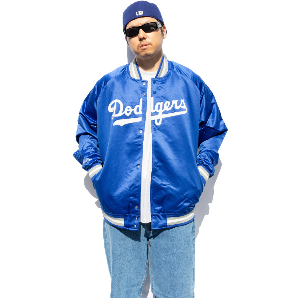 Mitchell&Ness ミッチェルアンドネス 【Stadium Jacket LA Dodgers