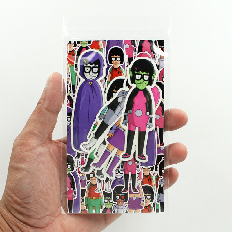 Tina Titan Combo Sticker Pack - World's Best Mashups – CRUX WORLDWIDE