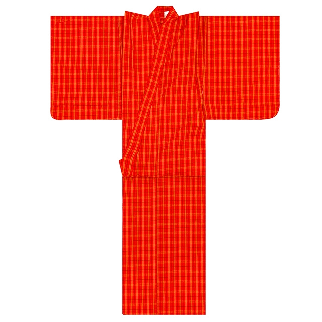 子供着物アンサンブル 女の子用 先染め ウールの着物と羽織セット 140