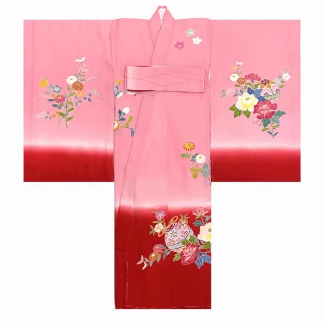 お値打ち品！】お宮参り 女の子 着物 正絹 加賀友禅 日本製 赤ちゃんの