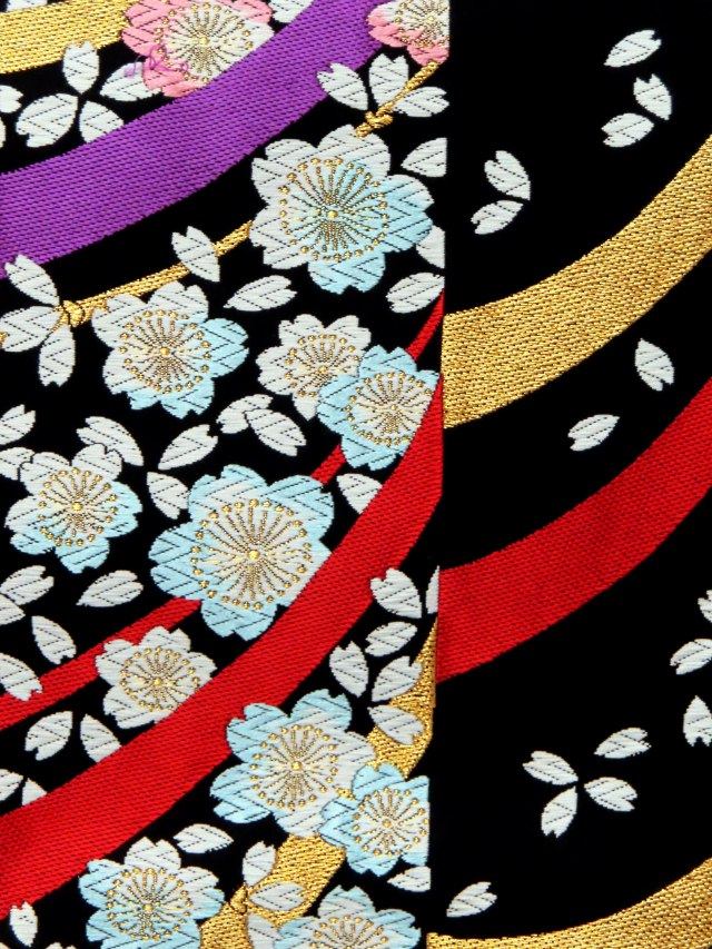 袋帯 ジュニア 子供用 七五三 十三参り 西陣織 全通 正絹の子供袋帯