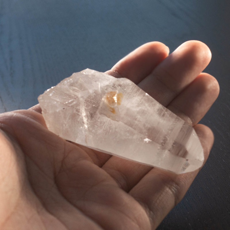 ガネーシュヒマール産 ヒマラヤ水晶ポイント 61g/73mm《手の平サイズ