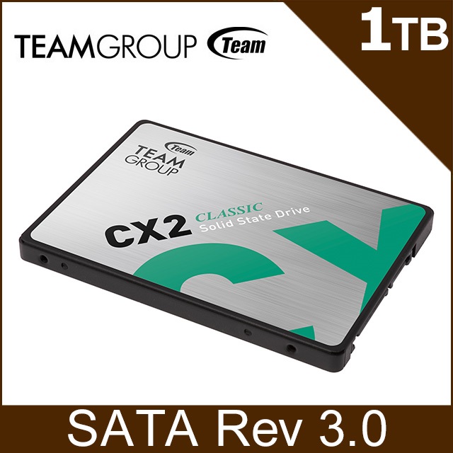 Team 十銓CX2 512GB 2.5吋SATAIII SSD 固態硬碟- PChome 24h購物