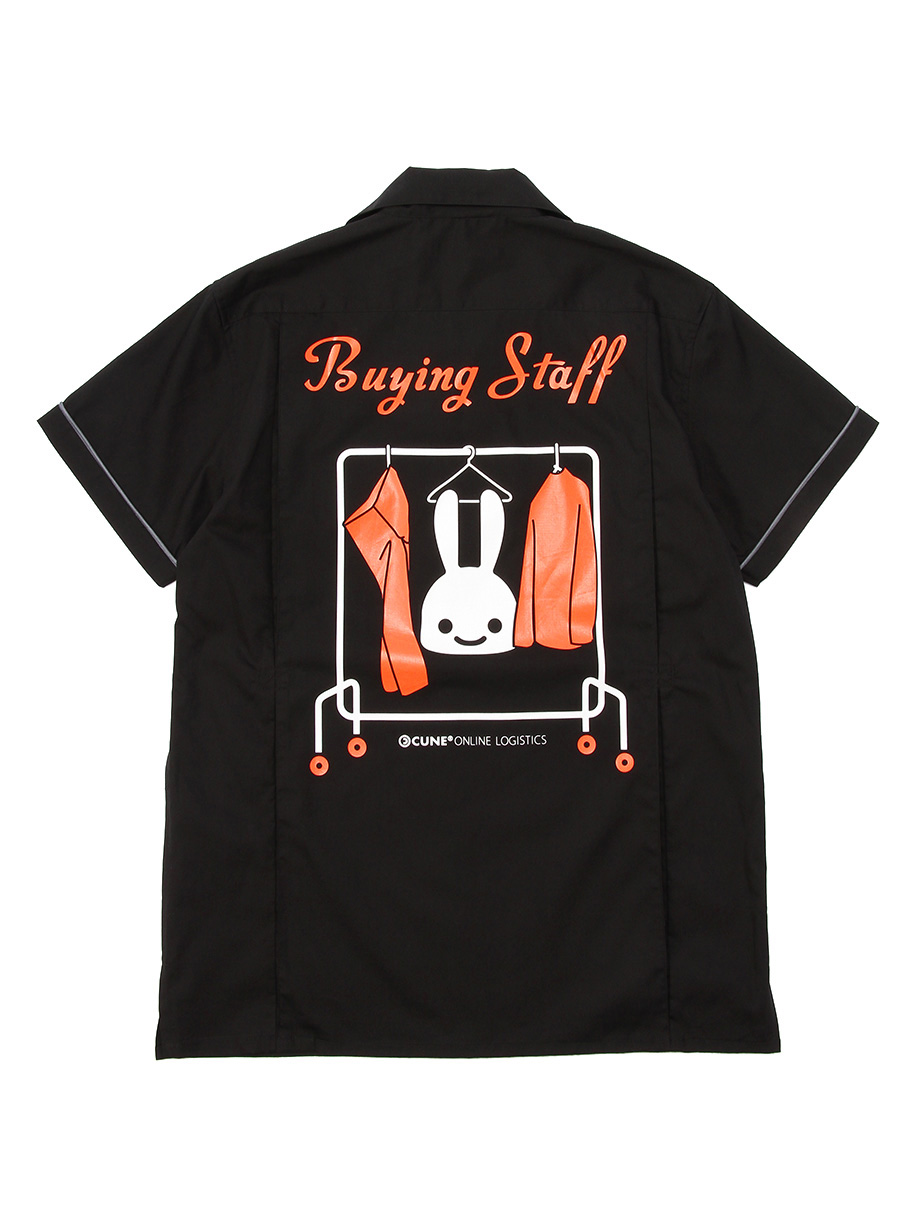 バイイングスタッフ ボーリングシャツ｜ウサギがいる｜CUNE ONLINE STORE