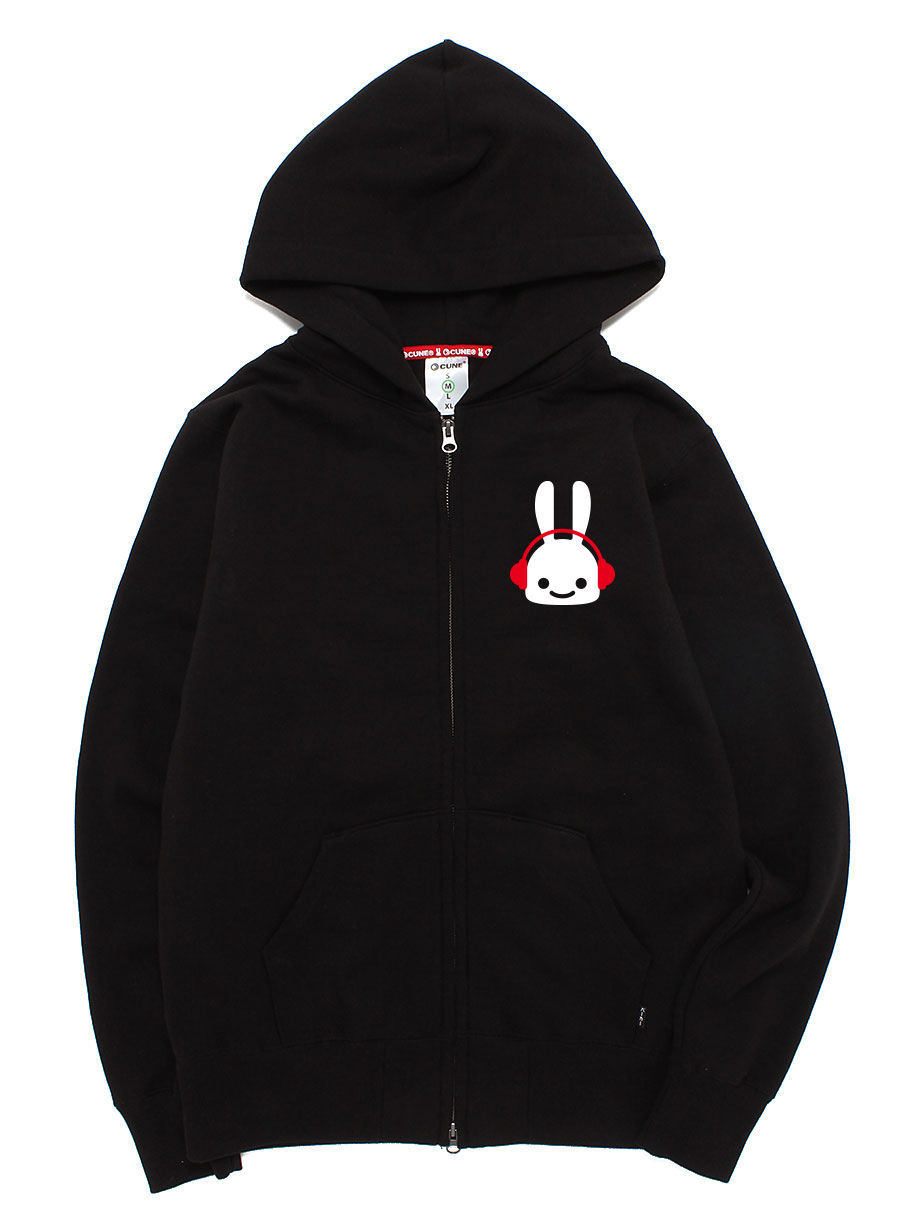 CUNE 復刻ZIPパーカー ヘッドフォンVol.1｜ウサギがいる｜CUNE ONLINE