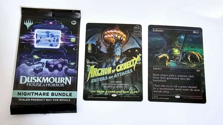 MTG】ダスクモーン：戦慄の館のナイトメアBundleを開封してみた！特別