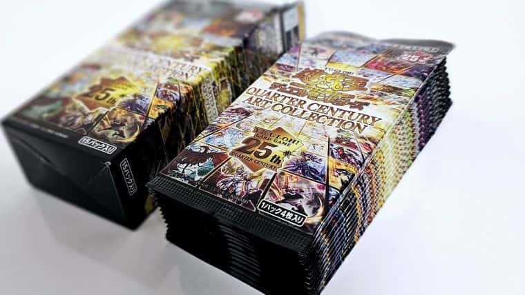 遊戯王OCG】クォーターセンチュリーアートコレクションのBOX開封！封入