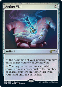 MTG】プレイヤーズツアー2020年予選プロモの「霊気の薬瓶」は幻の